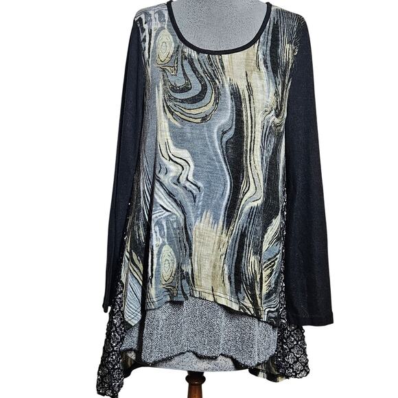 Lightweight Long Sleeve Sweater Size Large - Picture 1 of 3